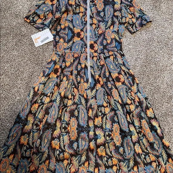 XS Lularoe Amelia Dress with pockets NWT - Picture 4 of 6